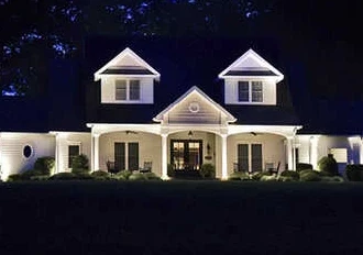 After Walton Sprinkler Repair's Outdoor Lighting Installation